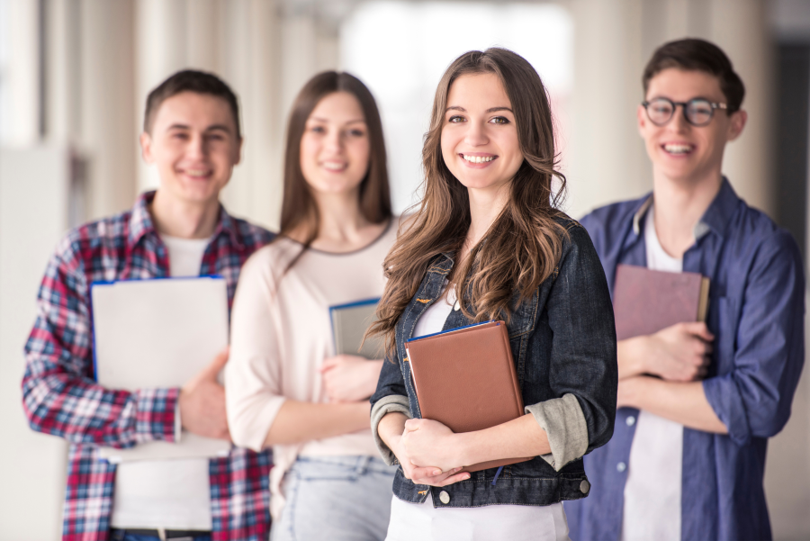 groupe d'adolescents